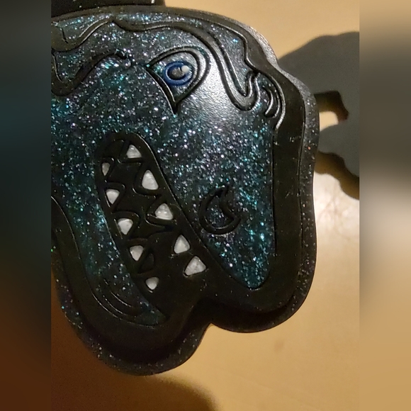 NEW COACH Dinosaur T-Rex Glitter Phone case NWT Rexy iPhone XR - Picture 5 of 11